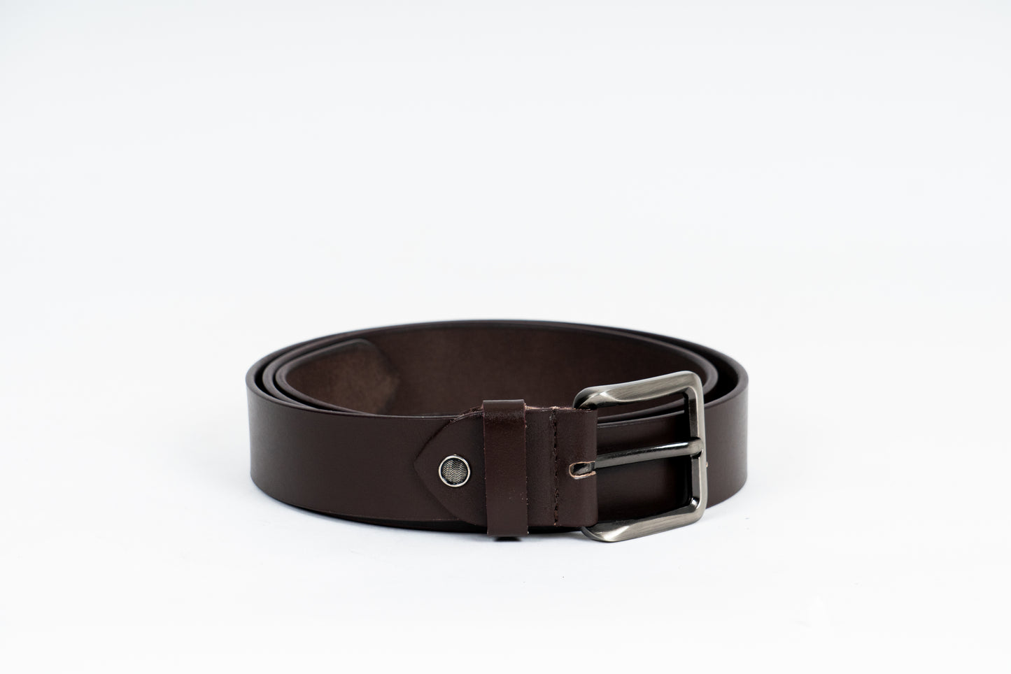 Dark Brown Leather Belt – 40 mm – Handmade in Australia – Custom Size