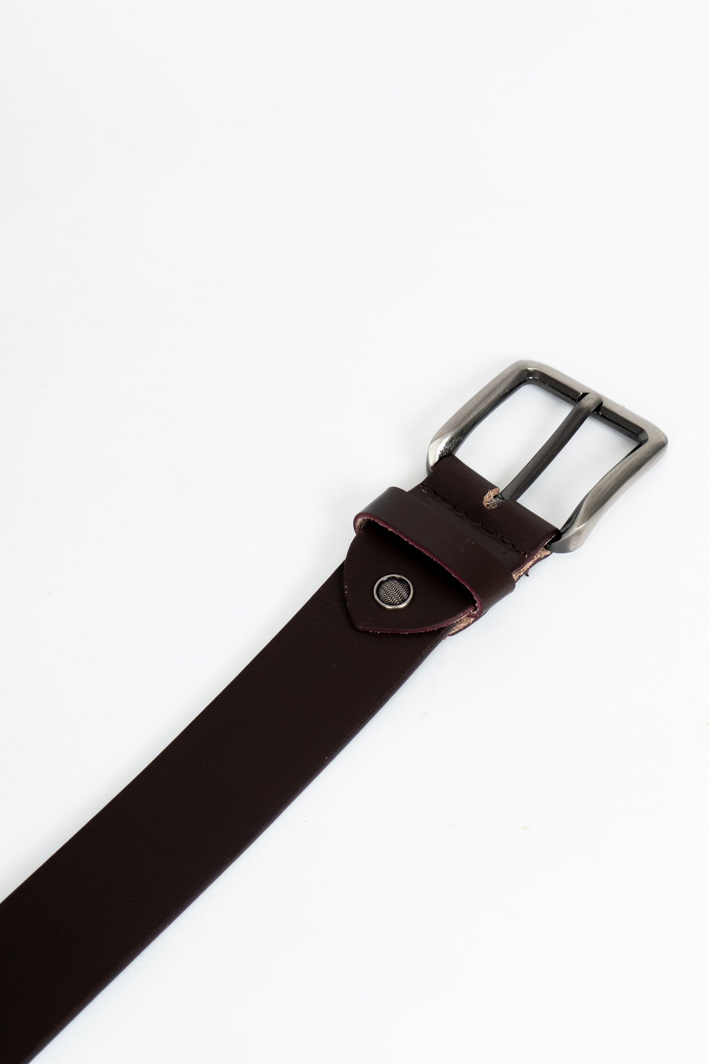 Dark Brown Leather Belt – 40 mm – Handmade in Australia – Custom Size