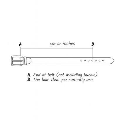 Dark Brown Leather Belt – 40 mm – Handmade in Australia – Custom Size