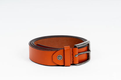 Tan Leather Belt – 35 mm – Handmade in Australia – Custom Size