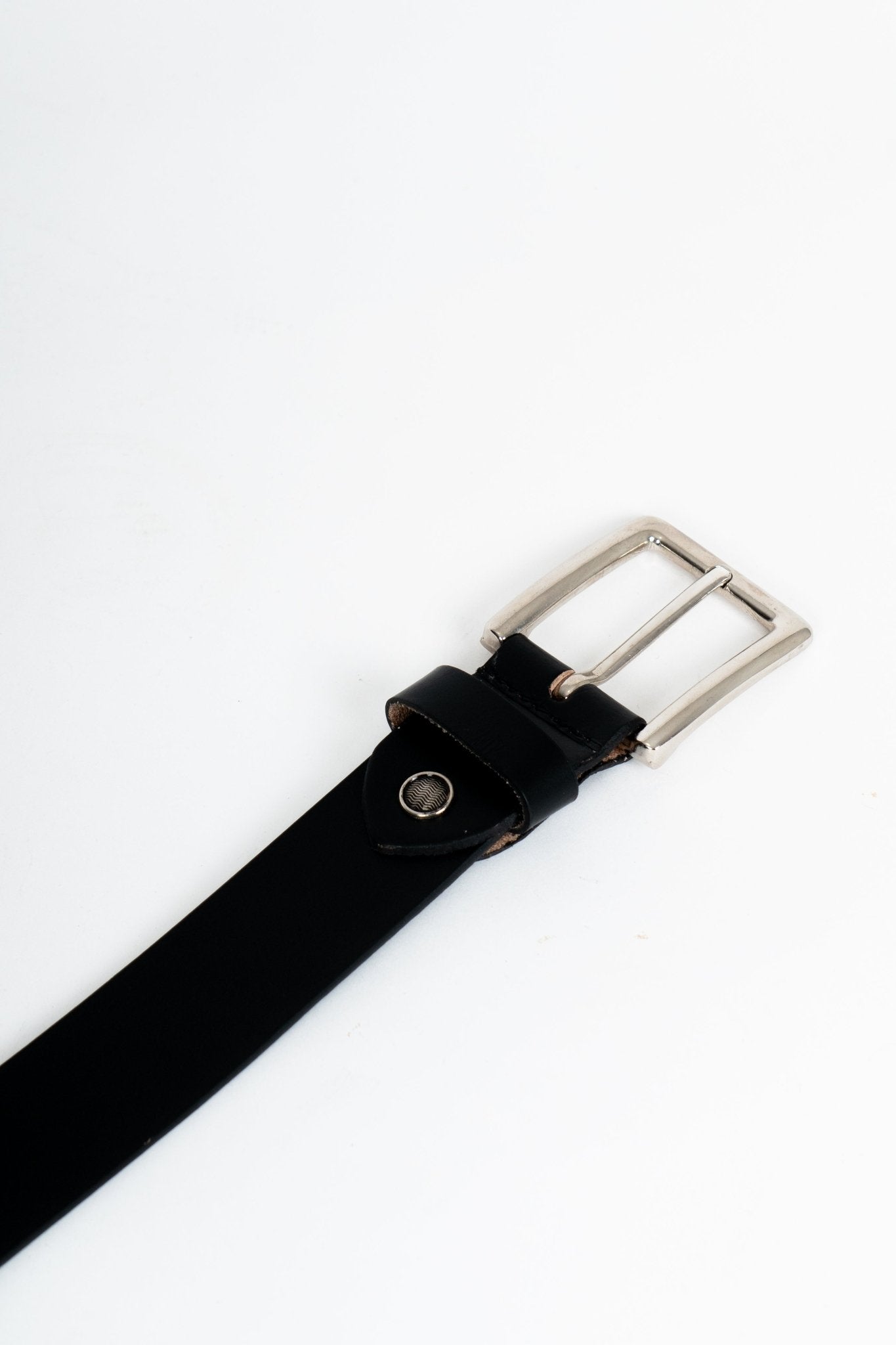Black Leather Belt – 35 mm – Handmade in Australia - Leather Guy