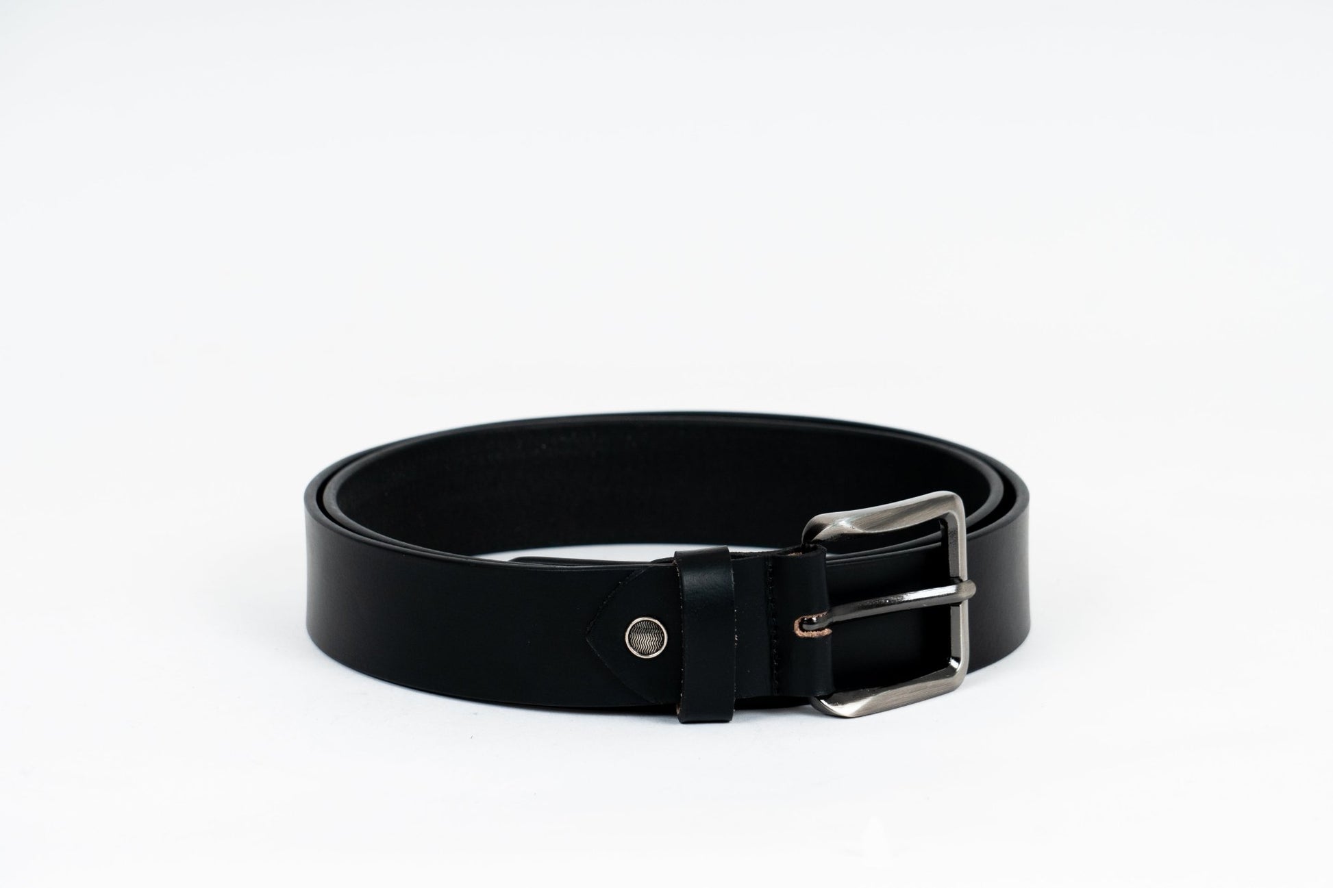 Black Leather Belt – 40 mm – Handmade in Australia - Leather Guy