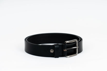 Black Leather Belt – 40 mm – Handmade in Australia - Leather Guy