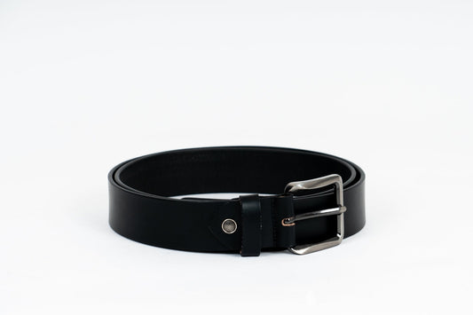Black Leather Belt – 40 mm – Handmade in Australia - Leather Guy