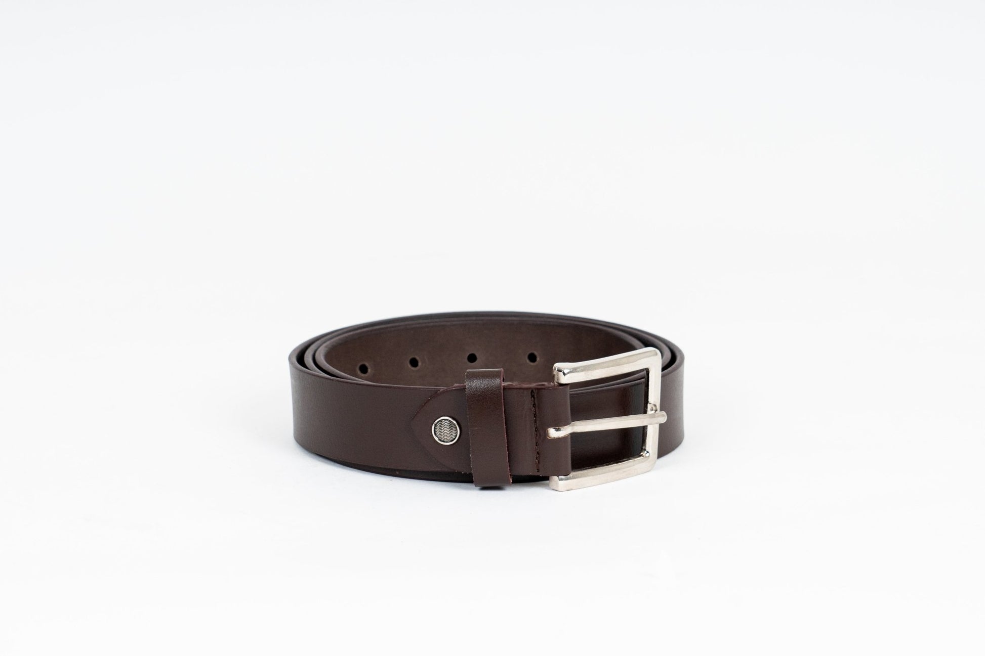 Dark Brown Leather Belt – 35 mm – Handmade in Australia - Leather Guy