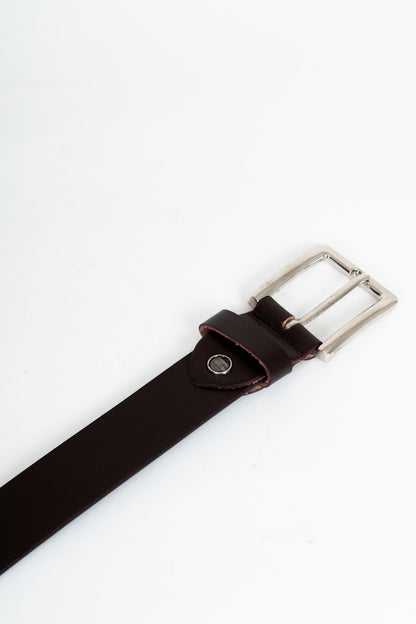 Dark Brown Leather Belt – 35 mm – Handmade in Australia - Leather Guy