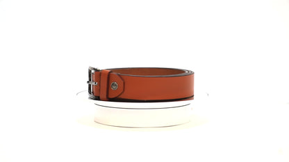 Tan Leather Belt – 35 mm – Handmade in Australia – Custom Size