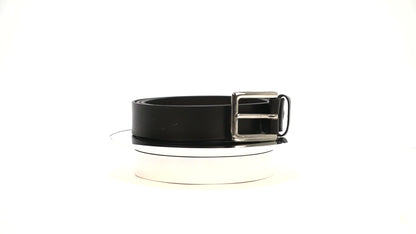 Black Leather Belt – 35 mm – Handmade in Australia – Custom Size
